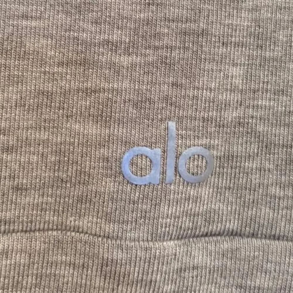 Alo Yoga Cover Long Sleeve Top in Dove Grey Heather